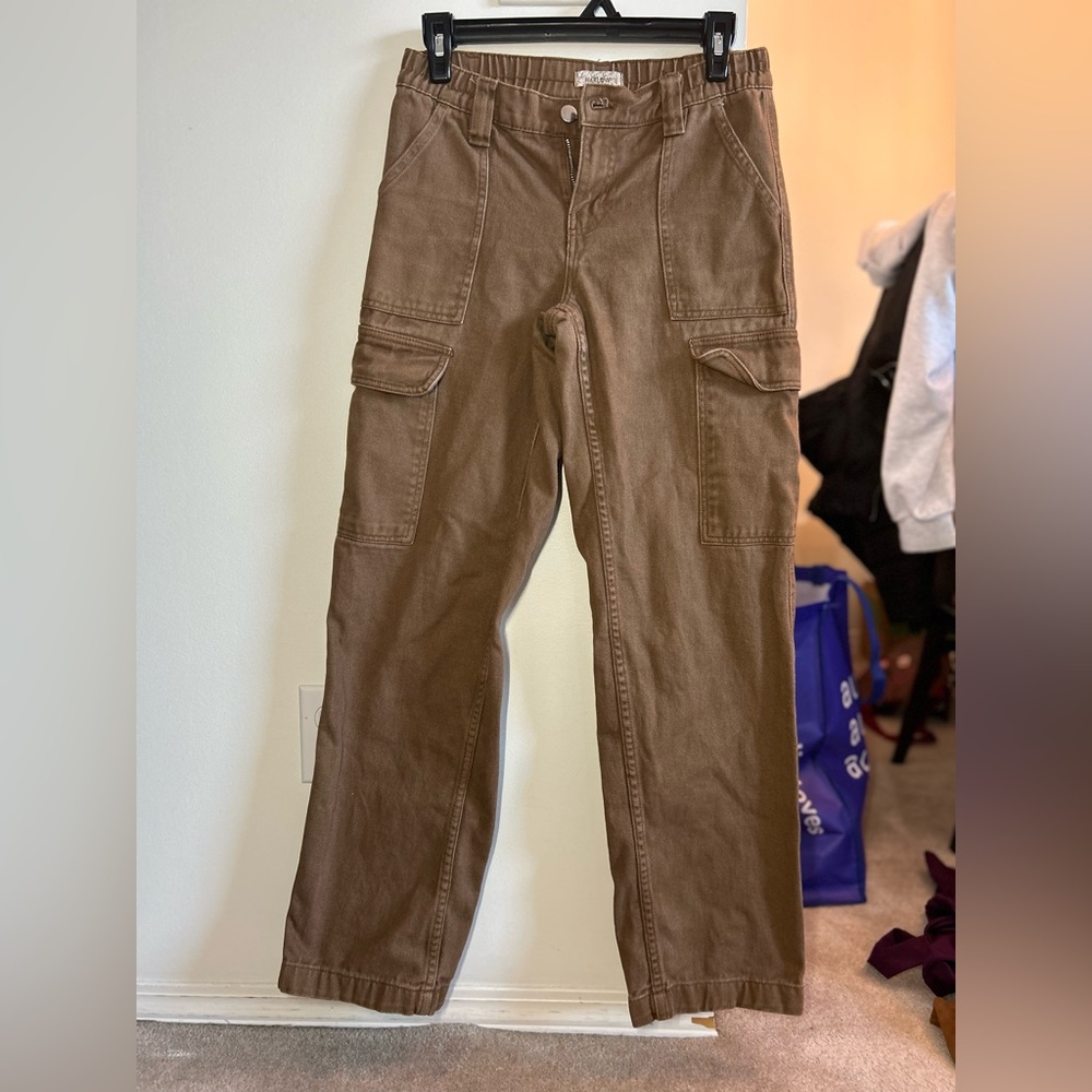 Harlow Cargo Pants - Beige / Taupe, Effortless Utility Chic